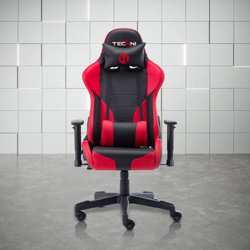Techni Sport TS-92 Office-PC Gaming Chair, Blue - Red