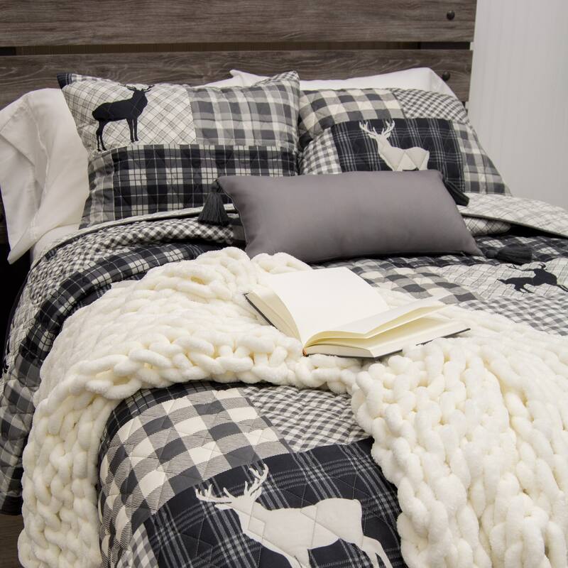 Ridge Point Microfiber Quilt Set from Your Lifestyle by Donna Sharp