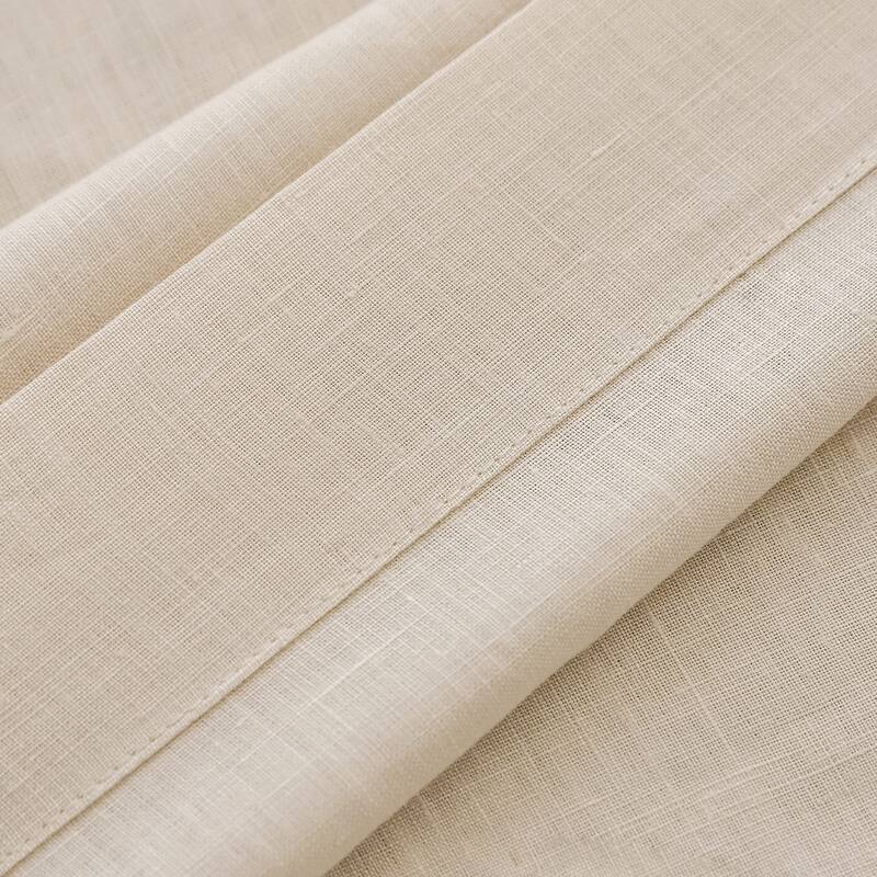 DriftAway 100 Percent Pure Linen Rectangle Decorative Table Cloth