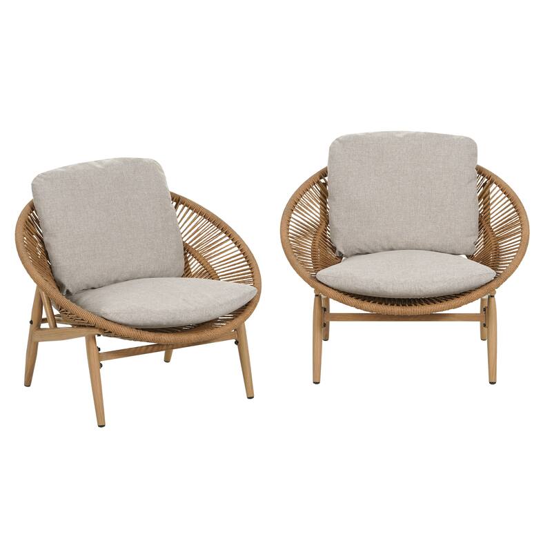 Christopher Knight Home - Winterbourne Outdoor Wicker Papasan Lounge Chair