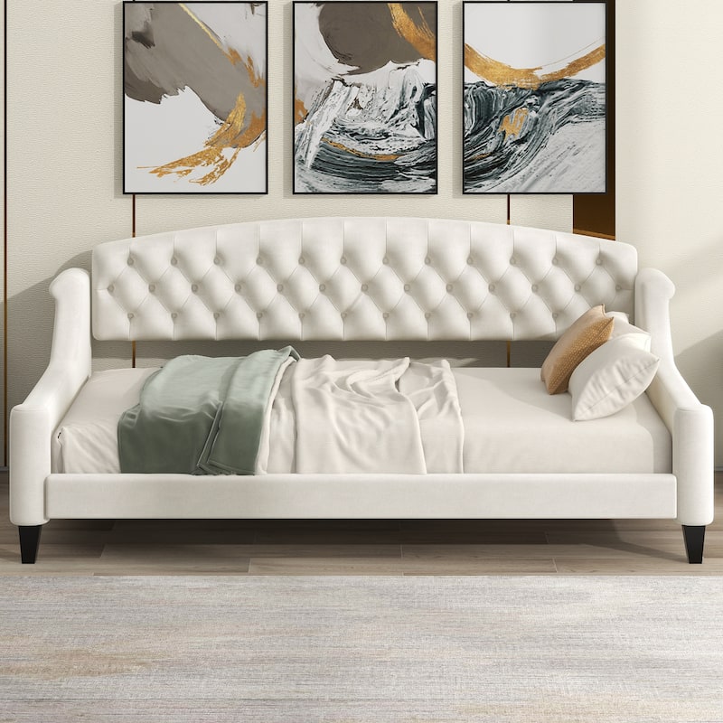 Modern Luxury Tufted Button Daybed,Twin