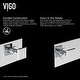 preview thumbnail 15 of 30, VIGO Titus Matte Black Wall Mount Bathroom Faucet