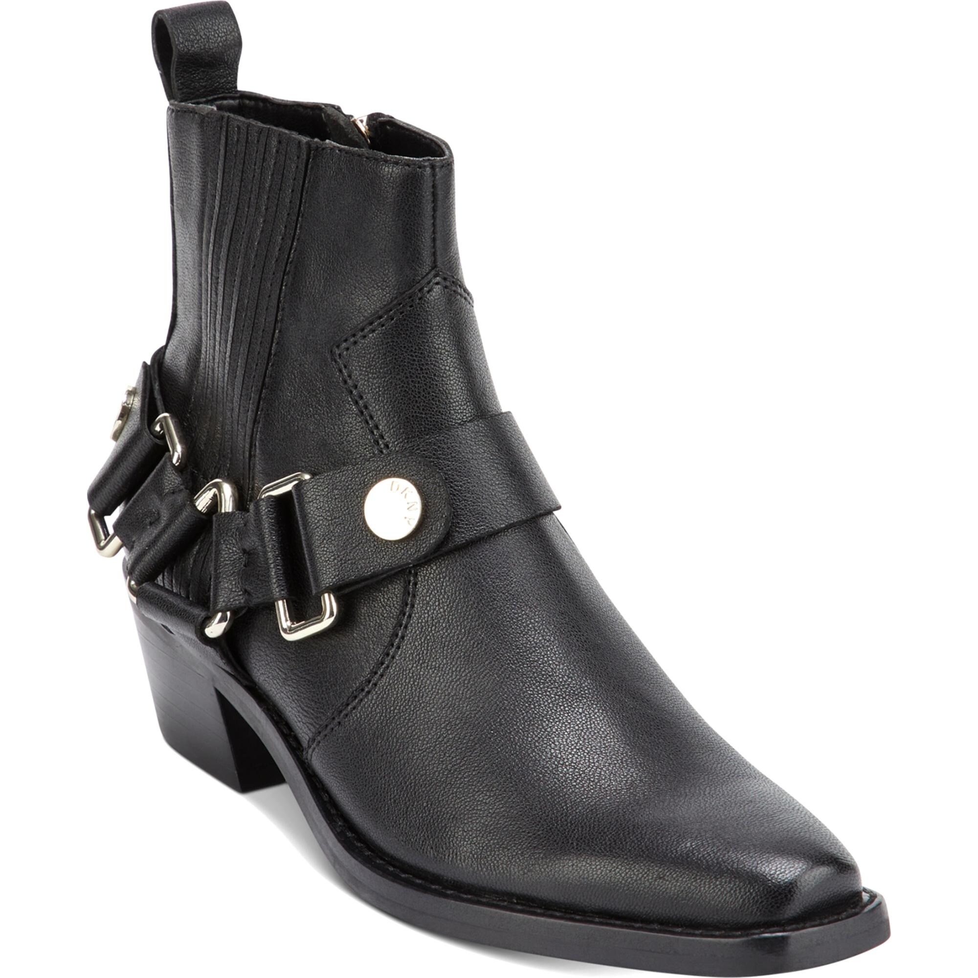 dkny leather boots