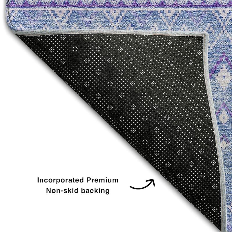 Premium Washable Super Soft Boho Geo Mayfield Rug