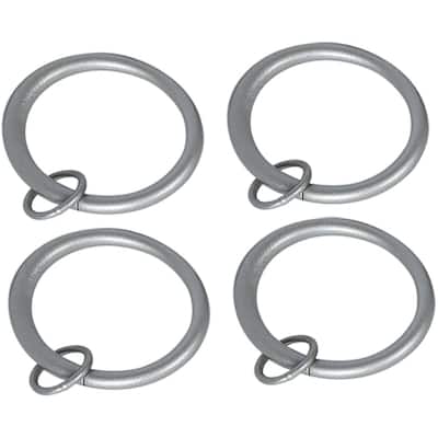 Set of 4 Metal Curtain Eyelet Rings 3 Inch Inner Diameter