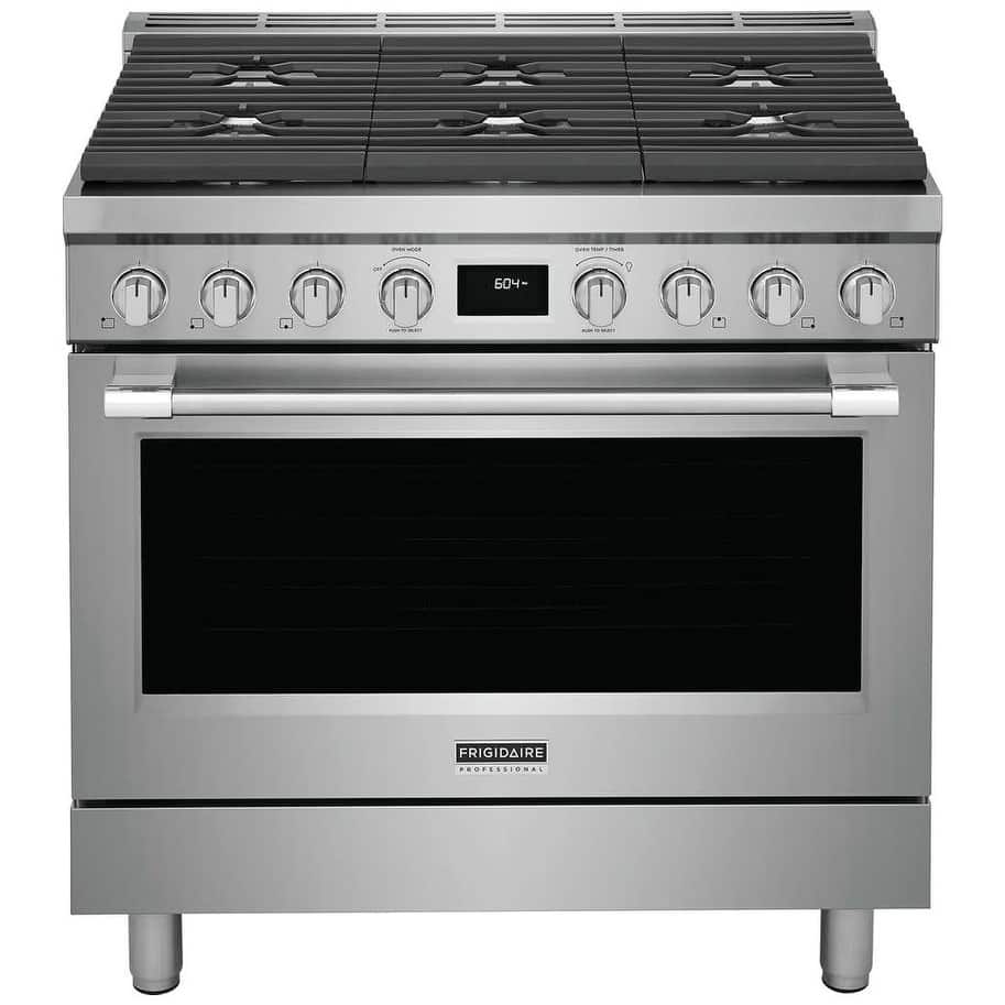 Frigidaire PCFD3670A 36" Wide 4.4 Cu. Ft. Free Standing Dual Fuel