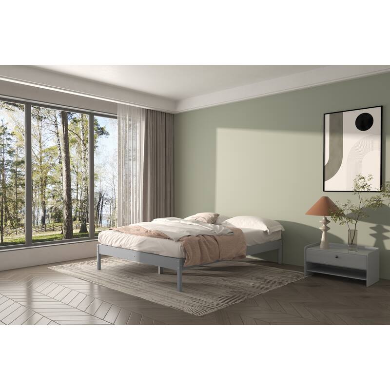 Basic Pine Platform Bed
