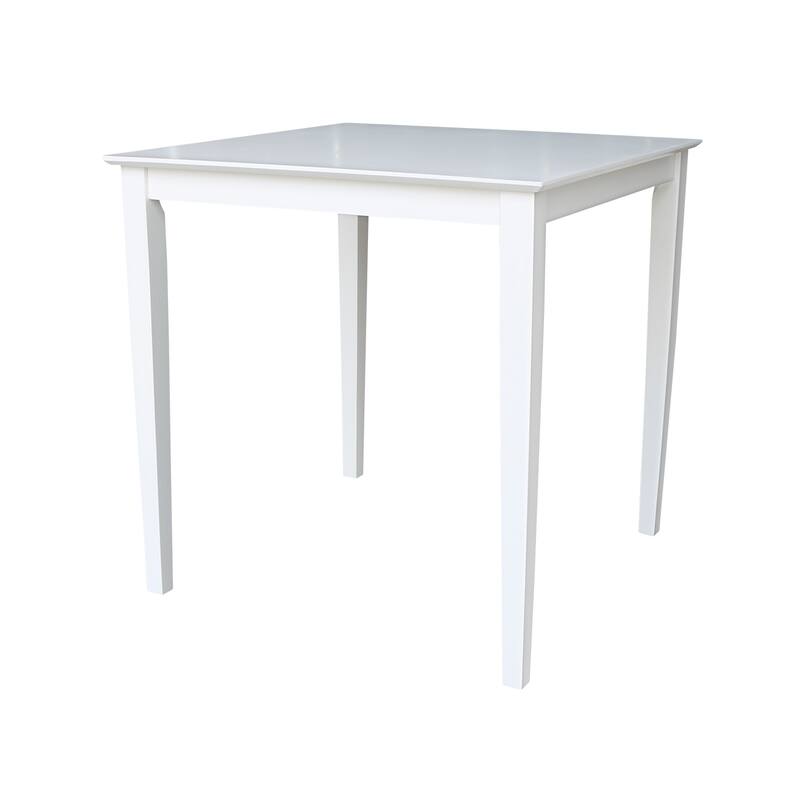 The Gray Barn Cattail Abode Wood Table - Counter Height - White