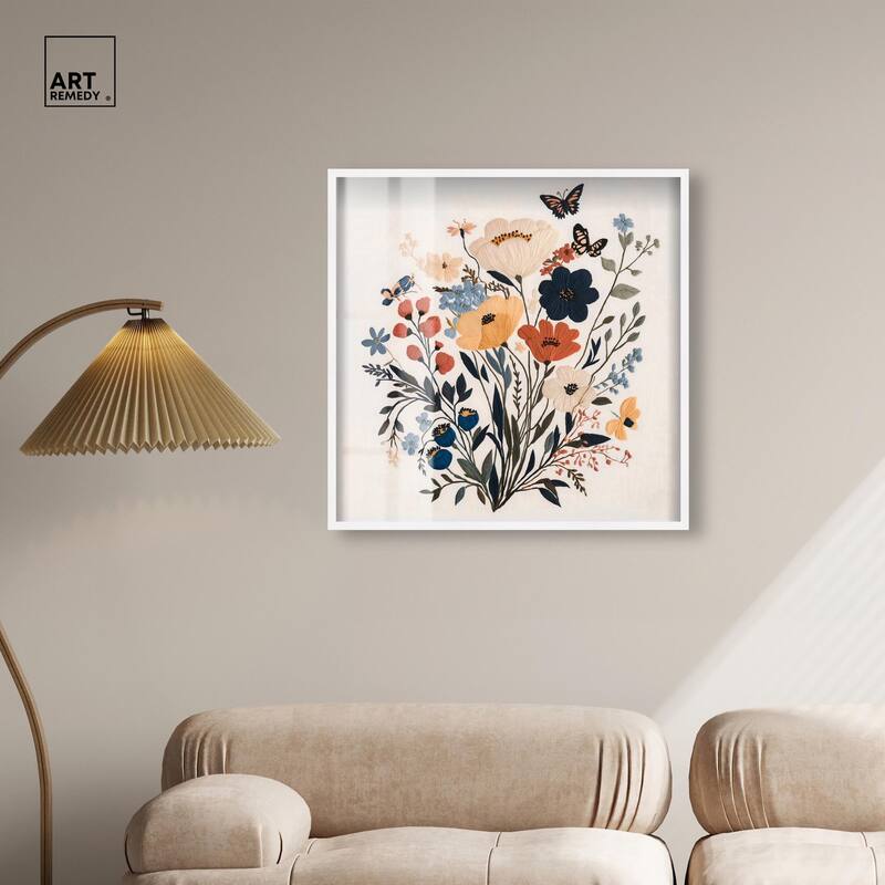 Garden of Threads I Shadowbox by Art Remedy