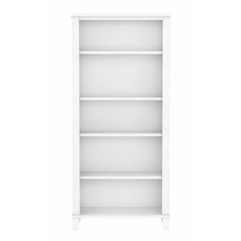 Bush Furniture Somerset Tall 5 Shelf Bookcase with Adjustable Shelves