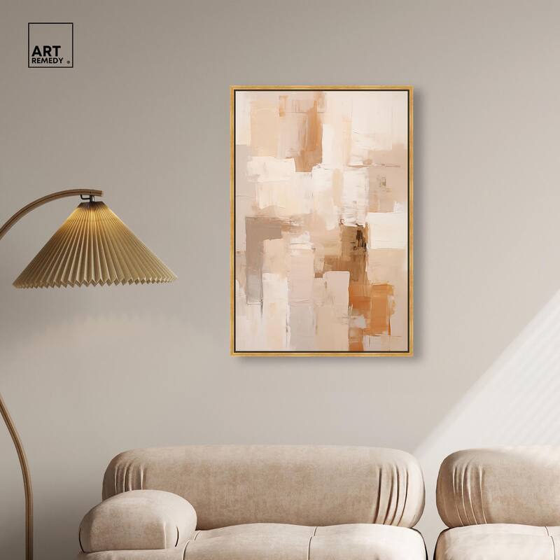 Sandstone Hush Canvas by Art Remedy