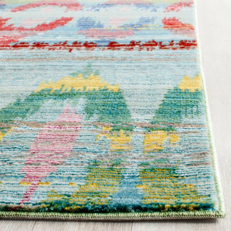 SAFAVIEH Valencia Georgianna Distressed Vintage Boho Oriental Polyester Rug