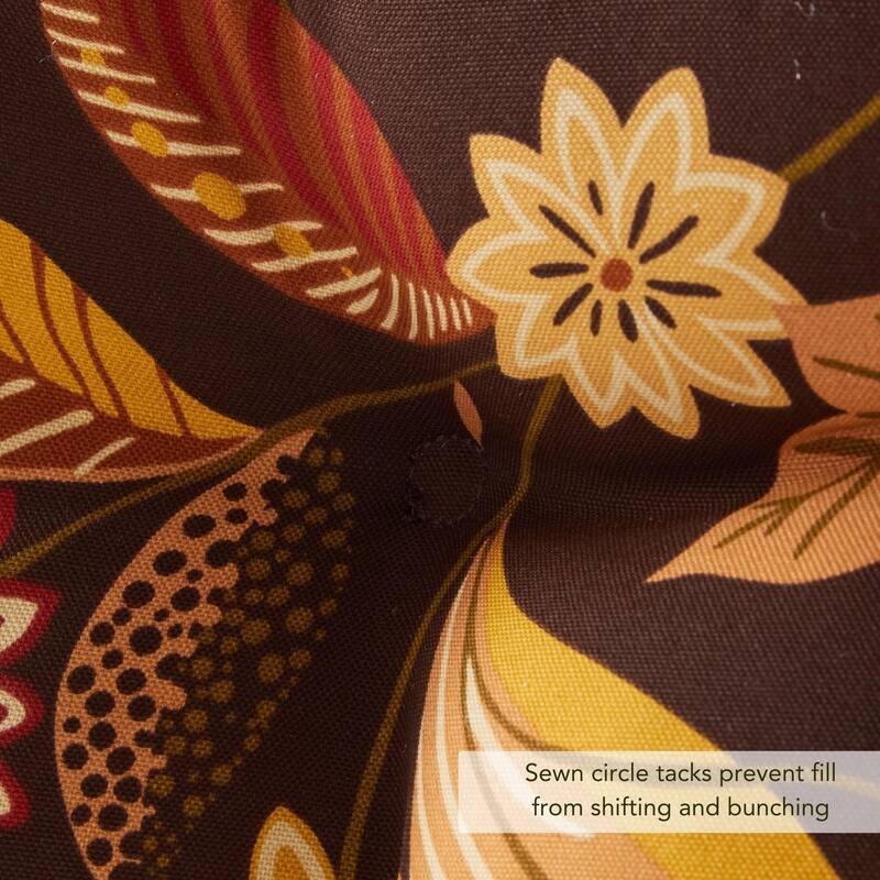 Outdoor Tufted Dining Chair Cushion