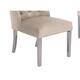 Best Quality Furniture Dining Chair Nail-Head Trim Tufted Hanging Ring