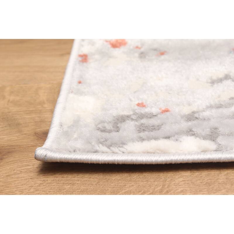 ECARPETGALLERY Machine Made Arlo Ivory Area Rug