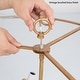 preview thumbnail 8 of 10, Lora French Country 4-light Drum Chandelier Mid-century Modern Wagon Wheel Lighting for Dining Room - 22''