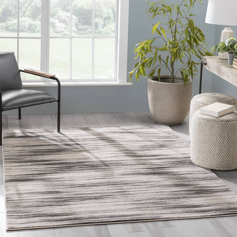 Well Woven Baldwin Sebastian Striation Modern Area Rug