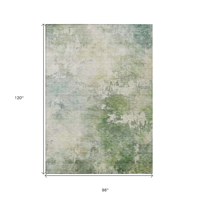 HomeRoots Abstract Transitional Rectangle Outdoor Rug