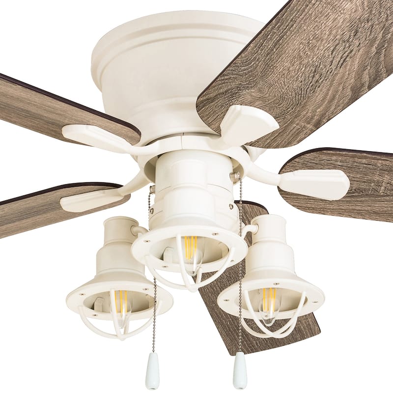 Carbon Loft Hae-Joo 52-inch Coastal Indoor LED Ceiling Fan with 5 Reversible Blades - 52