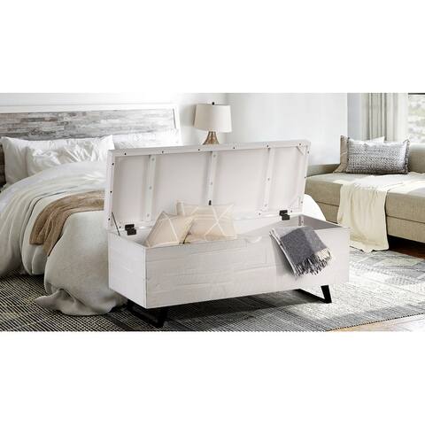 Broadmore 46-inch Acacia Wood Storage Bench