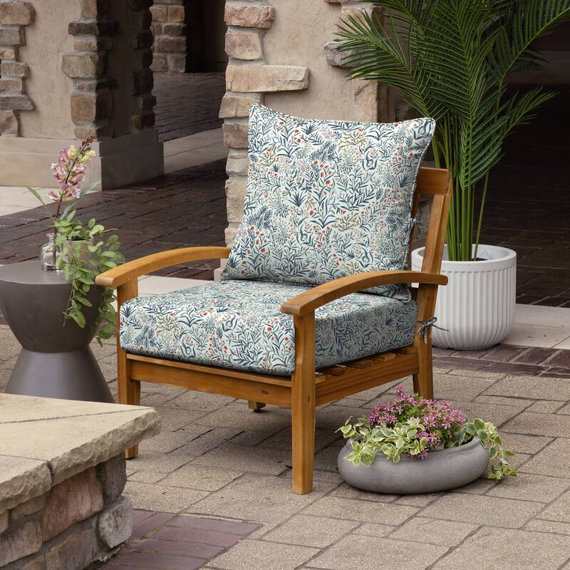 ARDEN Foam Outdoor Deep Seat Cushion Set, 24 x 24
