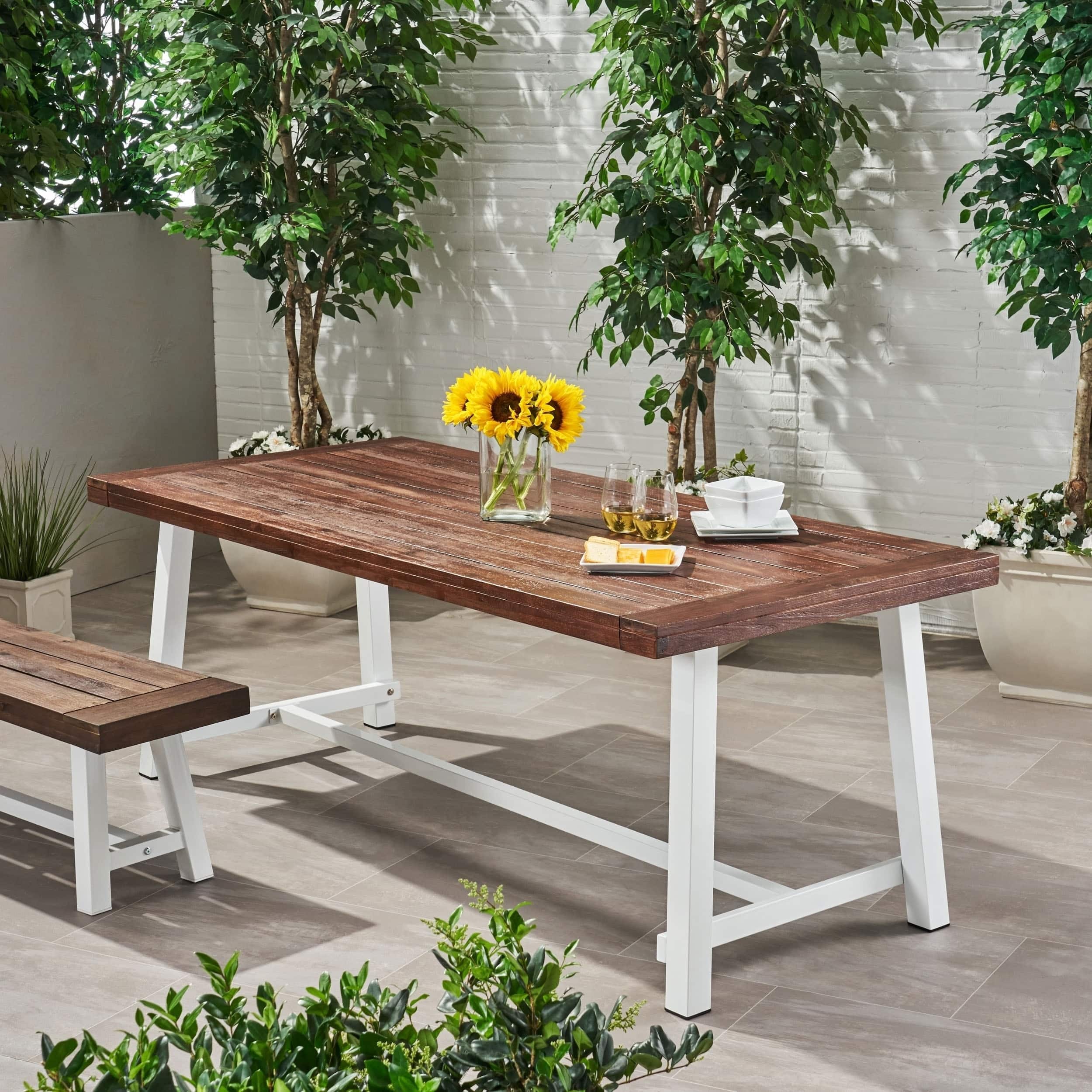 Option Dark Brown with White Finish