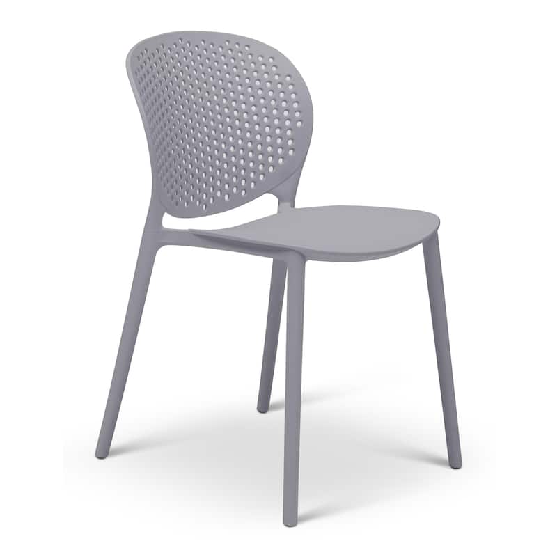 Urbia Bailey Outdoor Stacking Chair (set of 4) - Light Grey