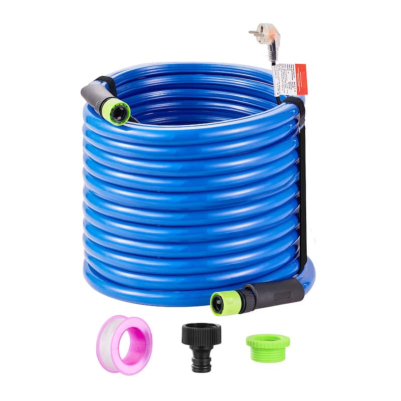 Heated Water Hose for RV, Heated Drinking Water Hose Antifreeze to -45°F, Automatic Self-regulating, 5/8" I.D. - 100ft