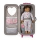 preview thumbnail 12 of 14, Badger Basket Travel and Tour Trolley Carrier with Bed for 18-inch Dolls - Gray/Stars