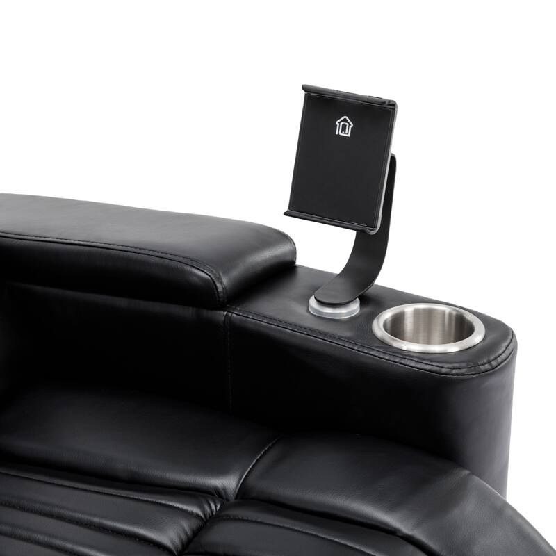 270° Power Swivel Lift Recliner Chair with Cell Phone Stand & Cup Holders, Swivel Tray Table, Lazy Boy Sofa Chair for Home