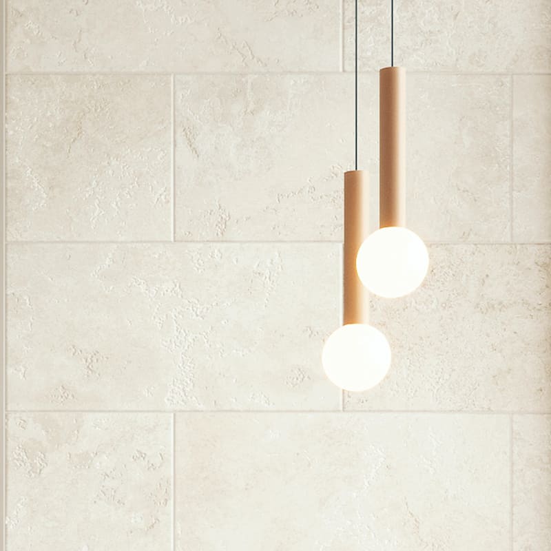Merola Tile Echoes Light 11-3/4" x 23-1/2" Italian Porcelain Floor and Wall Tile