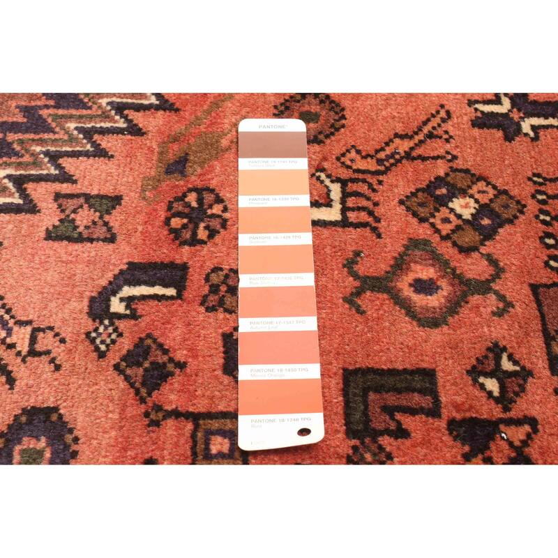 ECARPETGALLERY Hand-knotted Andelz Copper Wool Rug - 4'3 x 6'11