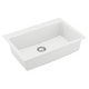 preview thumbnail 22 of 57, Karran QT-812 Top Mount 33 in. Large Single Bowl Quartz Kitchen Sink Kit