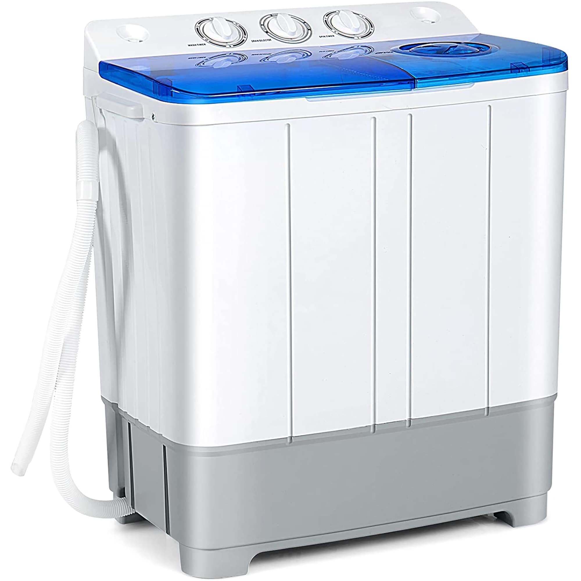 Costway portable mini compact twin best sale tub washing machine spin dryer
