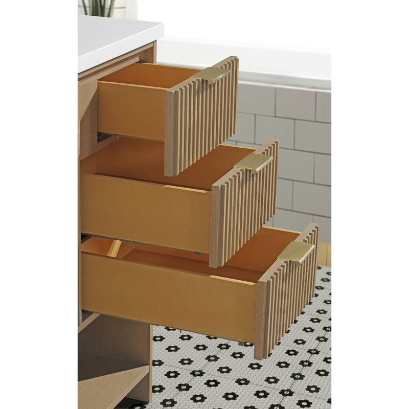 Ari Bath San Diego 36" Freestanding Bathroom Vanity Oak
