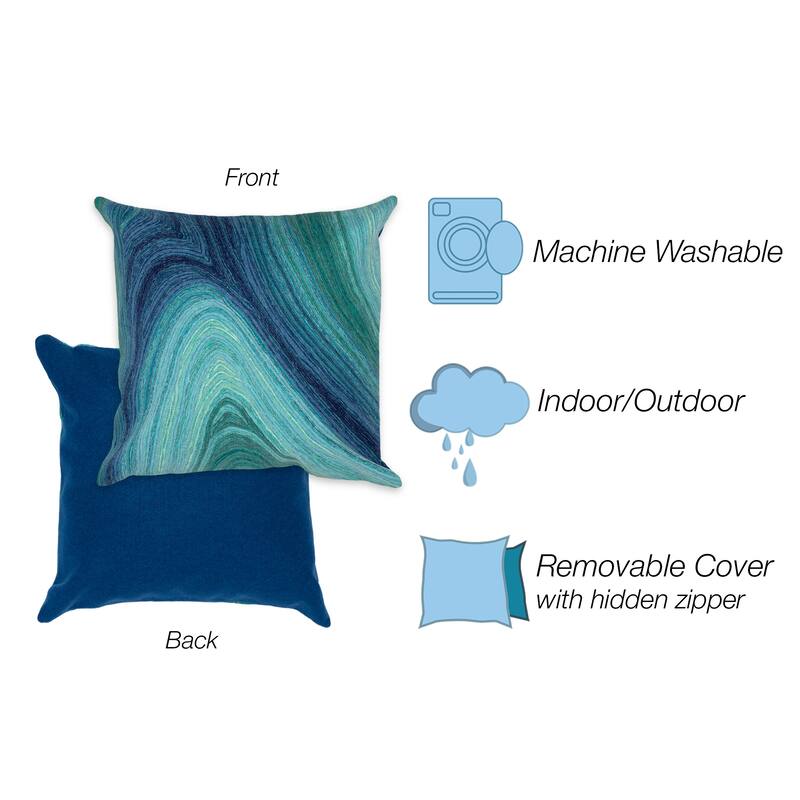 Liora Manne Visions III Ripples Indoor/Outdoor Pillow