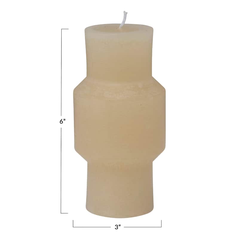 Unscented Totem Pillar Candle