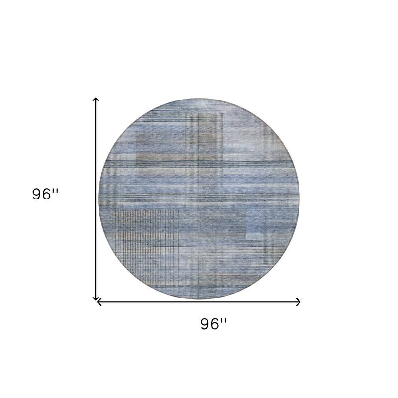 HomeRoots Striped Transitional Rectangle Outdoor Rug