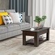 preview thumbnail 16 of 34, Yaheetech 38.6" Lift Top Coffee Table with Shelf for Living Room
