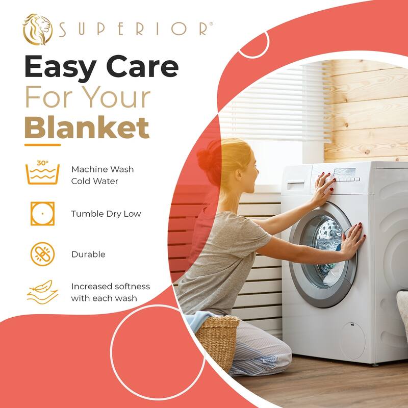 Superior Waffle Weave Honeycomb Knit Soft Cotton Blanket