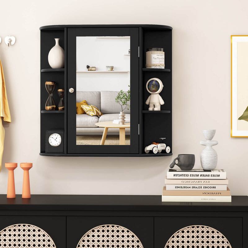 Costway Multipurpose Wall Surface Bathroom Storage Medicine Cabinet