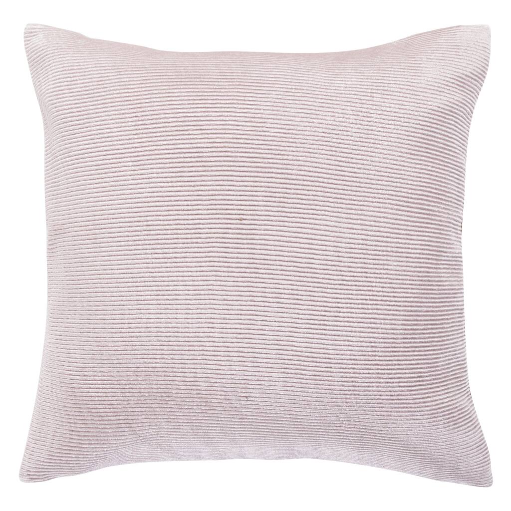 Paseo Road by HiEnd Accents Pink Velvet Euro Sham, 27"x27"