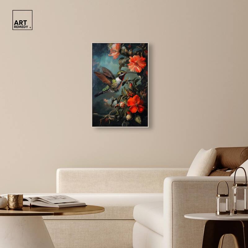 Whirring Wings II Canvas by Art Remedy