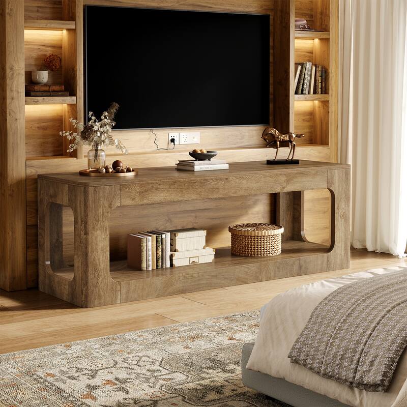 63-Inch TV Stand, Entertainment Center for 60/65/75-Inch TV