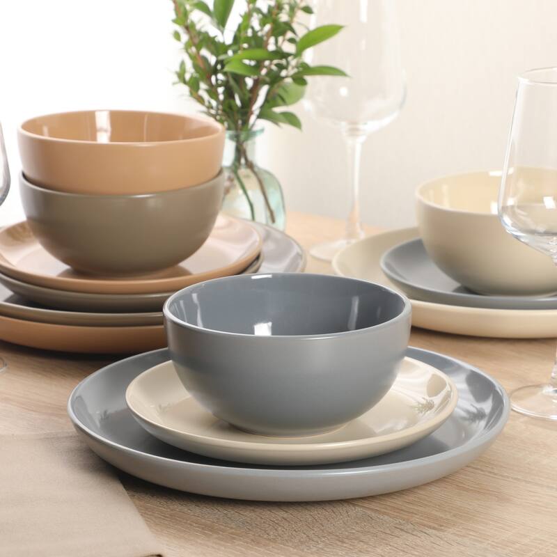 Gibson Home Rockaway 12pc Dinnerware set