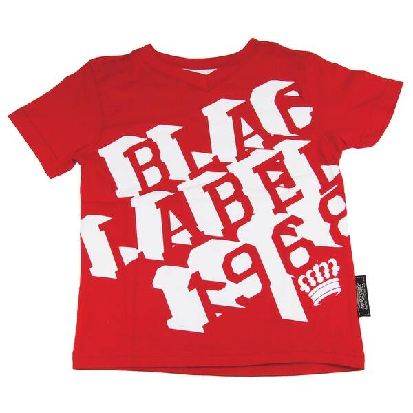 Shop Blac Label Little Boys Toddler V Neck Blac Label 1968 Print T