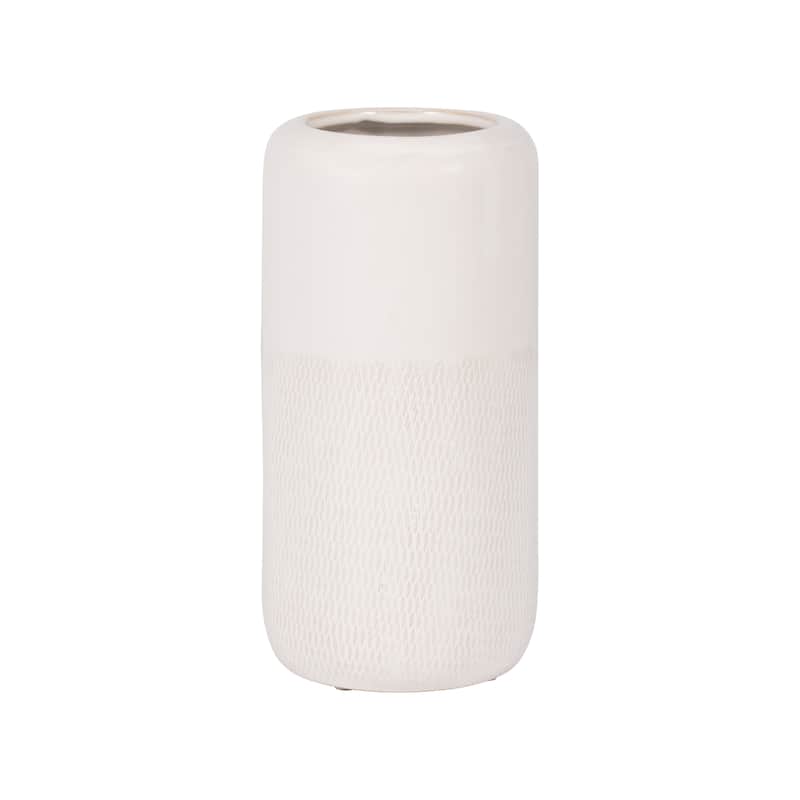 Sagebrook Home Neutral Ceramic Vase