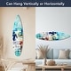 preview thumbnail 42 of 76, American Art Decor Surfboard Plaque Wall Sign