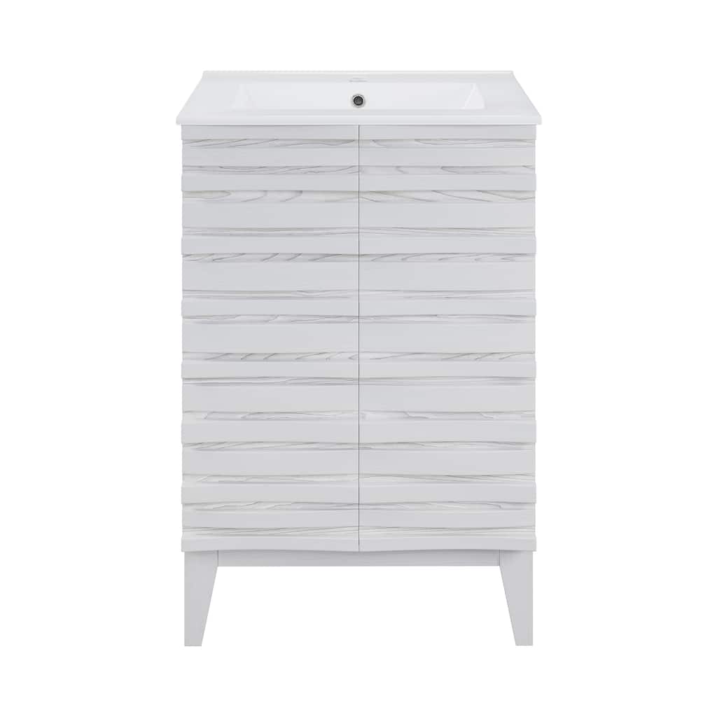 Cascade 24'' Bathroom Vanity In White