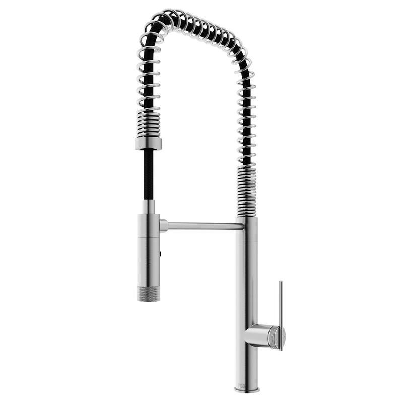 VIGO Sterling 23" H Single Handle Pull-Down Sprayer Kitchen Faucet